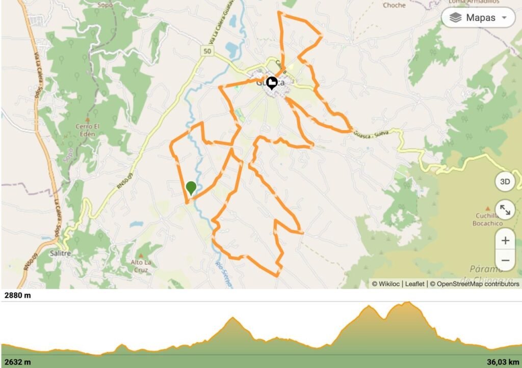 Mapa do Tour — Day 1