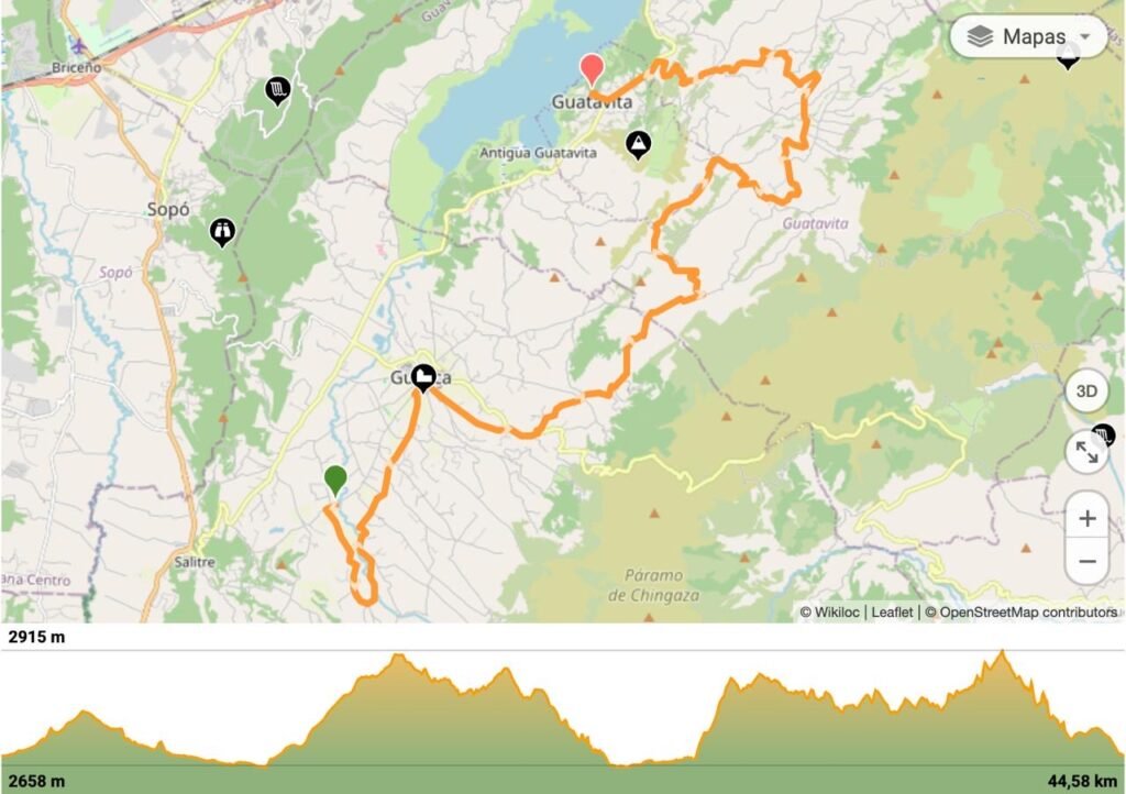Mapa do Tour — Day 2 