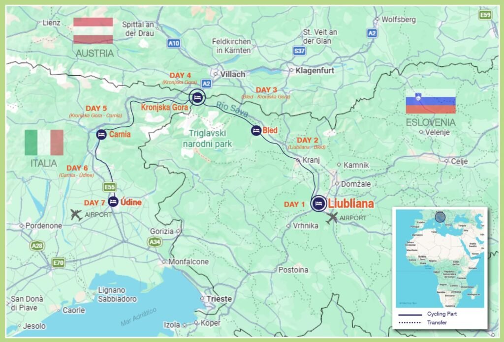 Mapa do Tour — 