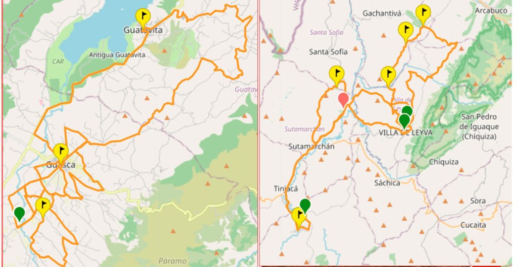 Mapa do Tour — 