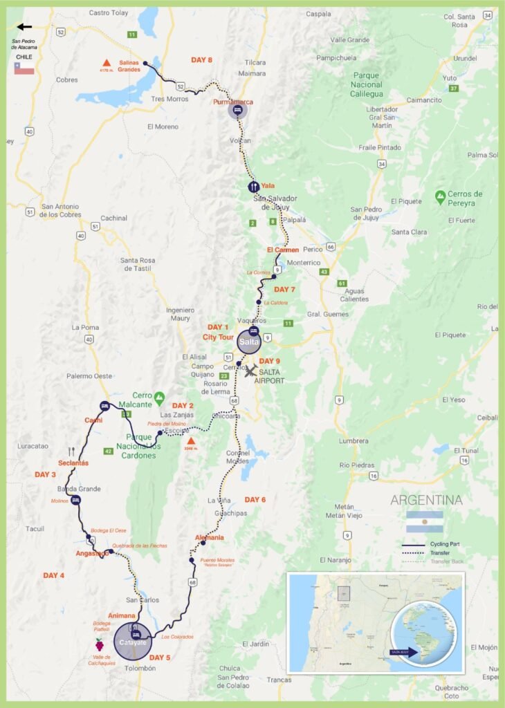 Mapa do Tour — 