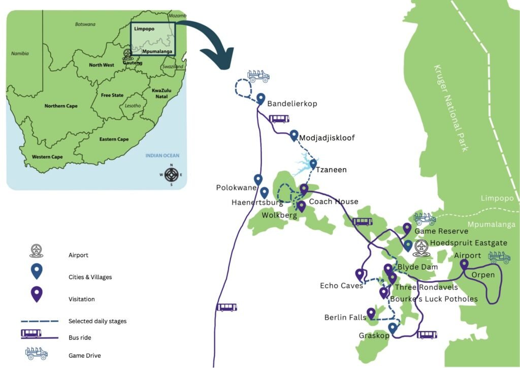 Mapa do Tour — 
